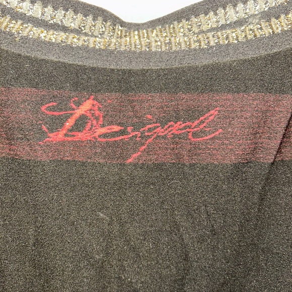 Desigual dress - brown long sleeve full stretch knit inside out look - Picture 7 of 10